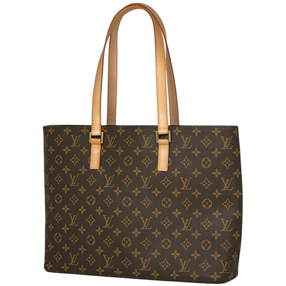 Louis Vuitton Luco Shoulder Bag Tote Monogram Brown